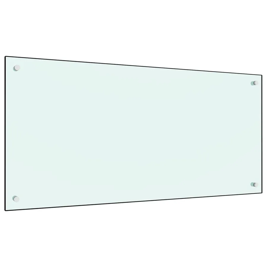 Dosseret de cuisine couleur Lait 120x60 cm Verre trempé