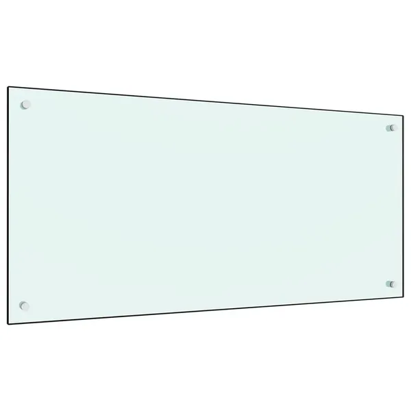Dosseret de cuisine couleur Lait 120x60 cm Verre trempé