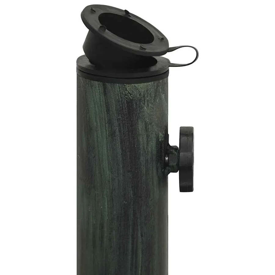 Socle de parasol Vert 45x45x30 cm Fonte - 8