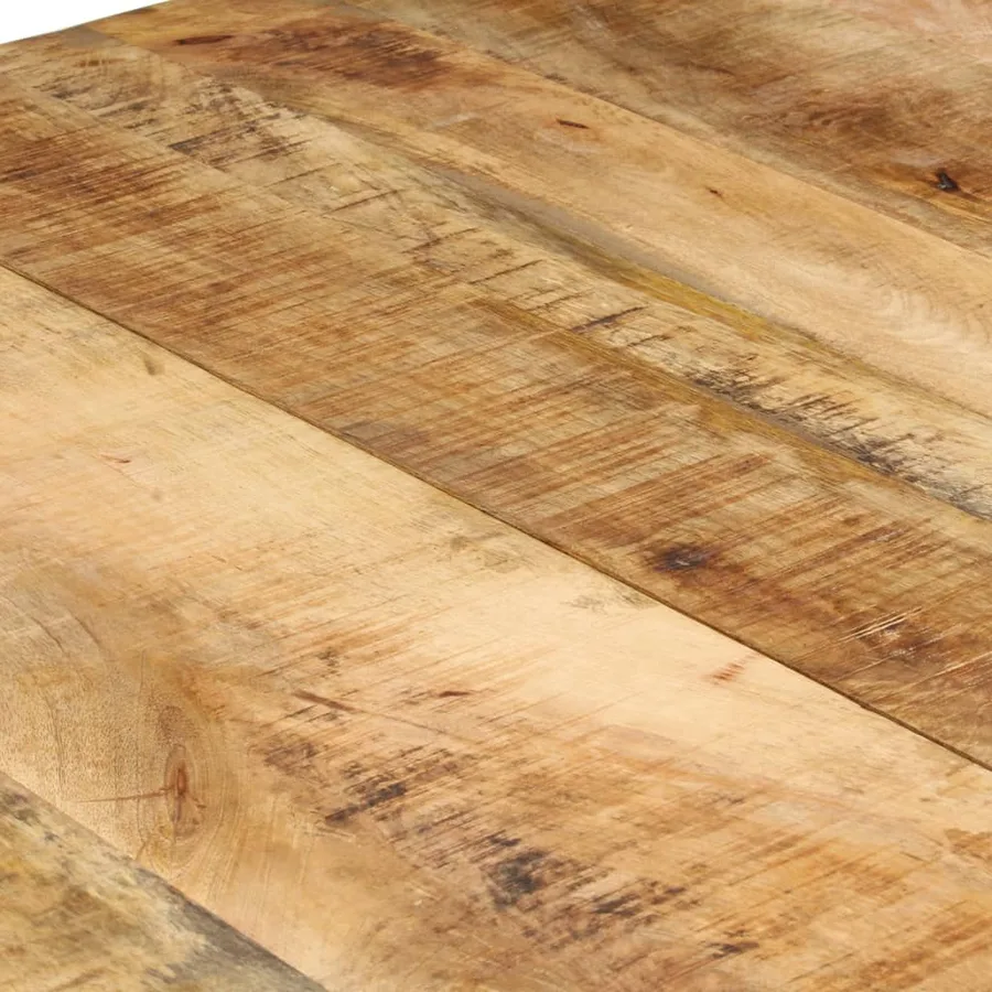 Table de salle à manger 220x100x76 cm Bois de manguier brut - 6