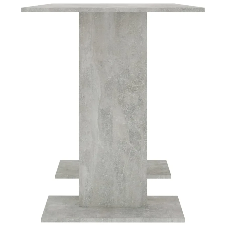 Table de salle à manger Gris béton 110 x 60 x 75 cm Aggloméré - 4