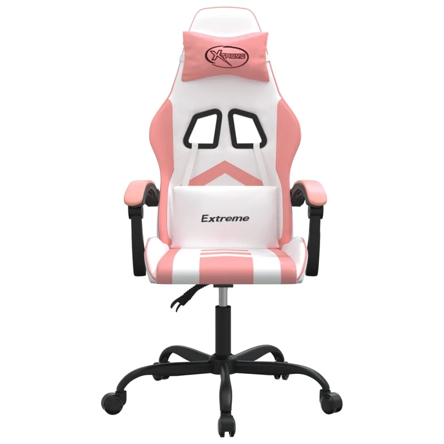 Chaise de jeu Blanc et rose Similicuir - 3