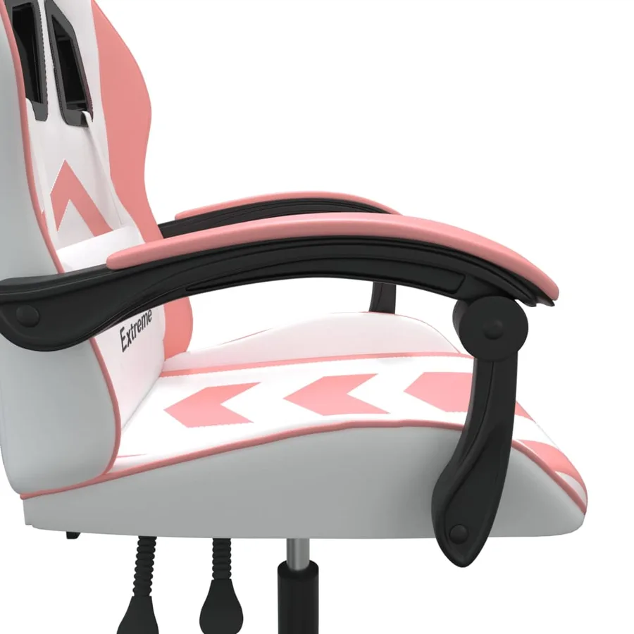 Chaise de jeu Blanc et rose Similicuir - 9