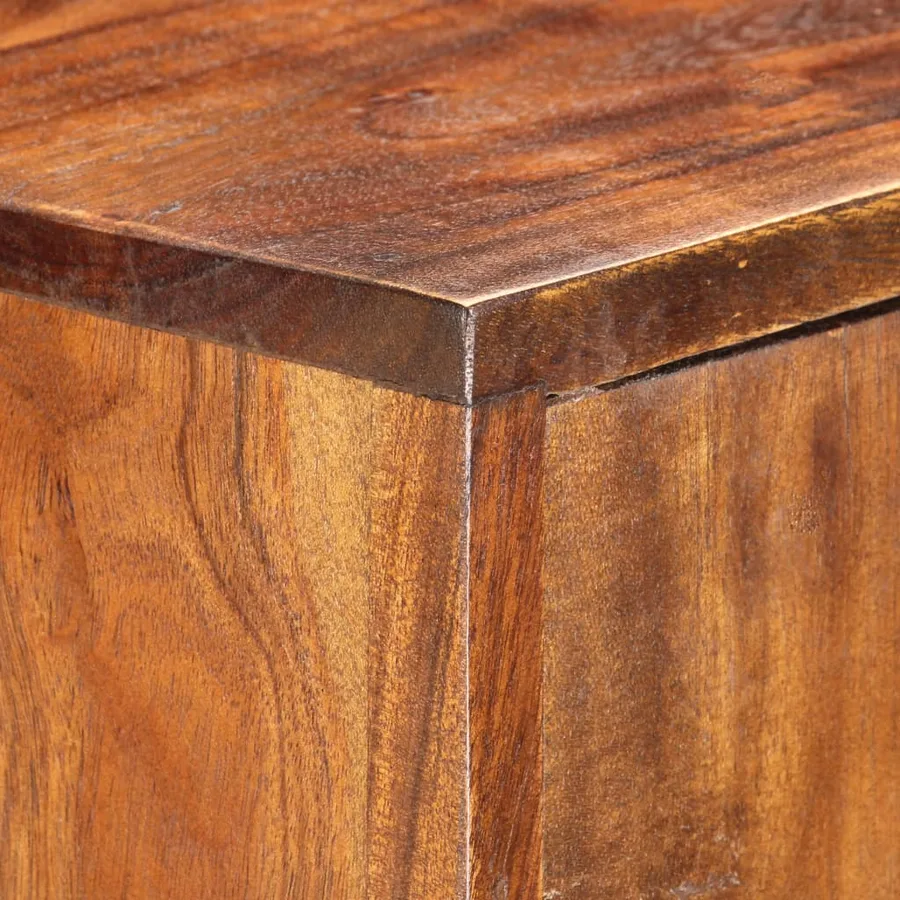 Buffet 80x30x100 cm Bois d'acacia solide - 6