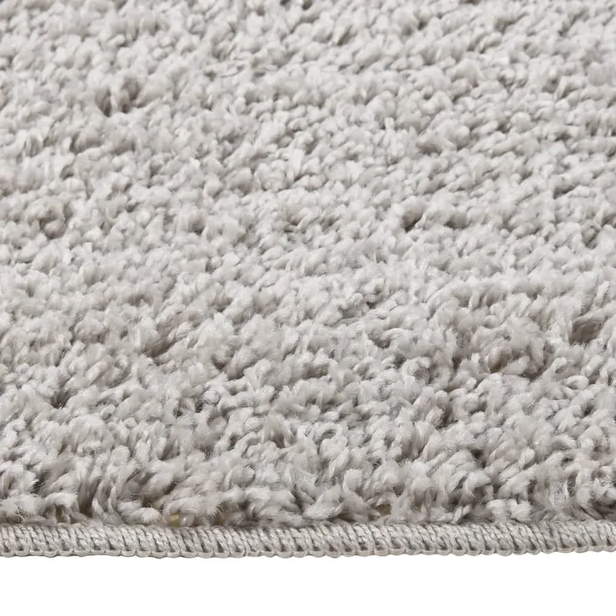 Tapis shaggy antidérapant Gris clair 80x150 cm - 2