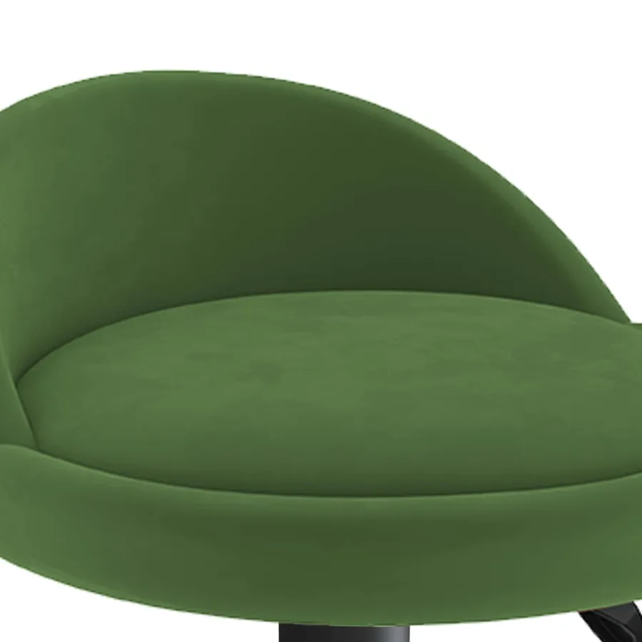 Tabouret de bar Vert foncé Velours - 7