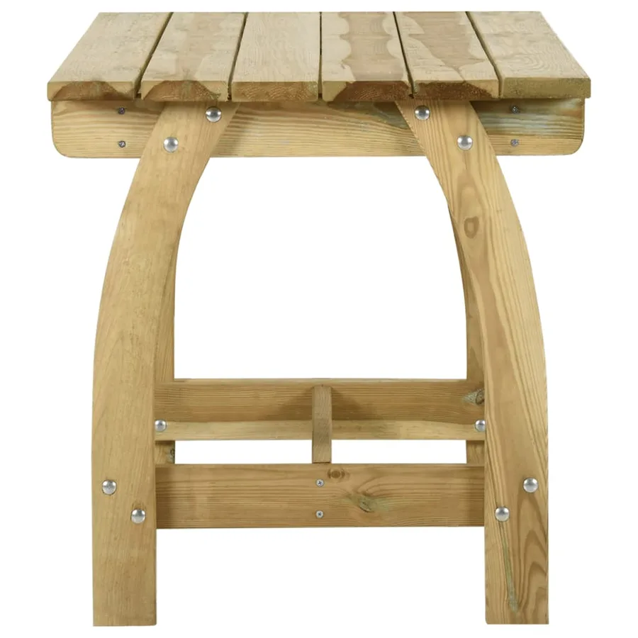 Table de jardin 110x74x75 cm Bois de pin imprégné - 3