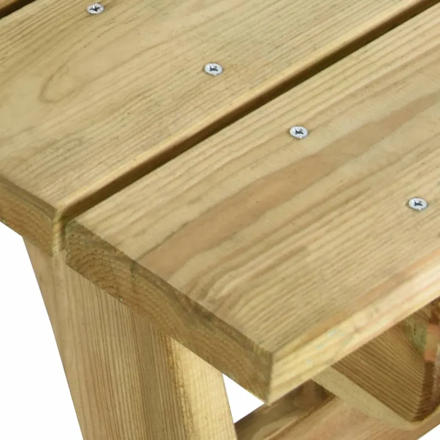 Table de jardin 110x74x75 cm Bois de pin imprégné - 4