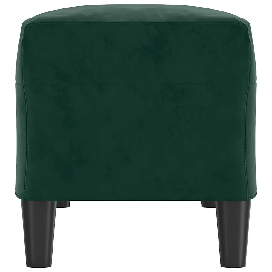Banc Vert foncé 100x35x41 cm Velours - 4