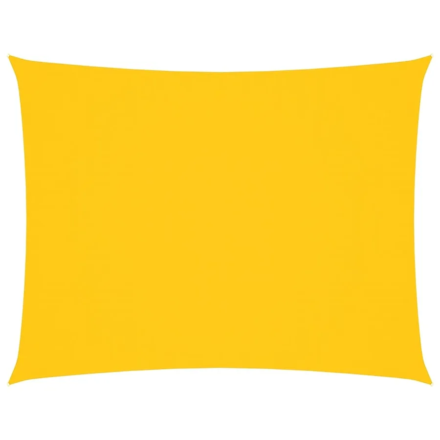 Voile de parasol tissu oxford rectangulaire 5x6 m jaune - 2