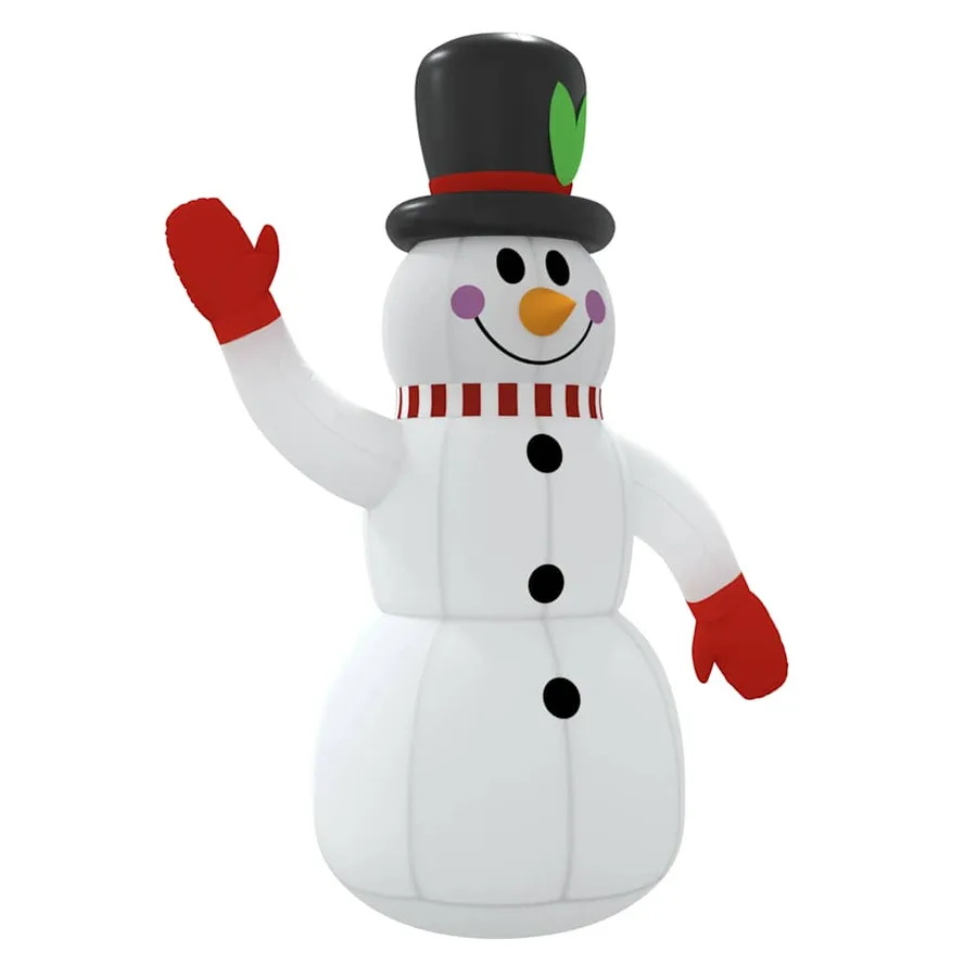 Bonhomme de neige gonflable avec LED 240 cm - 3