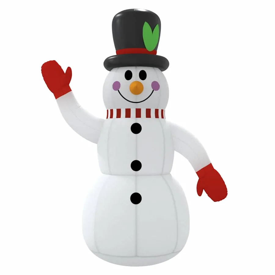 Bonhomme de neige gonflable avec LED 240 cm - 4