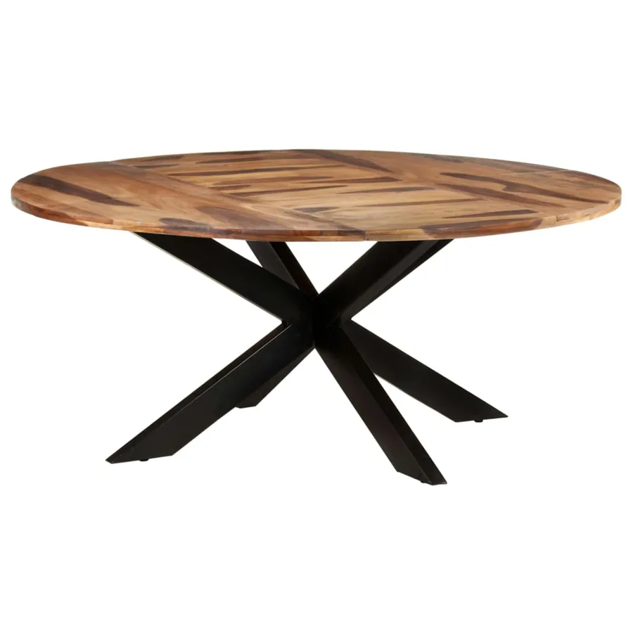Table de salle à manger Ronde 175x75 cm Bois d'acacia