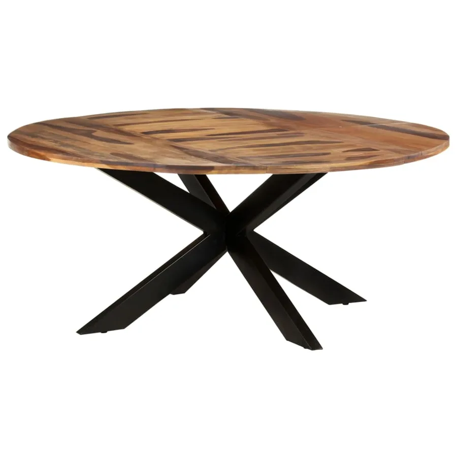 Table de salle à manger Ronde 175x75 cm Bois d'acacia - 3