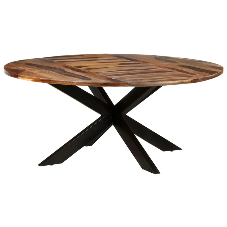 Table de salle à manger Ronde 175x75 cm Bois d'acacia - 4