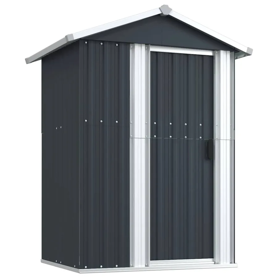 Abri de jardin Anthracite 126x97,5x177 cm Acier galvanisé - 2