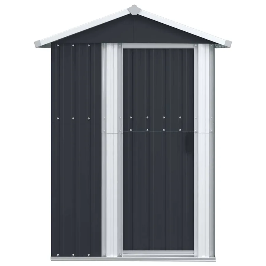 Abri de jardin Anthracite 126x97,5x177 cm Acier galvanisé - 3