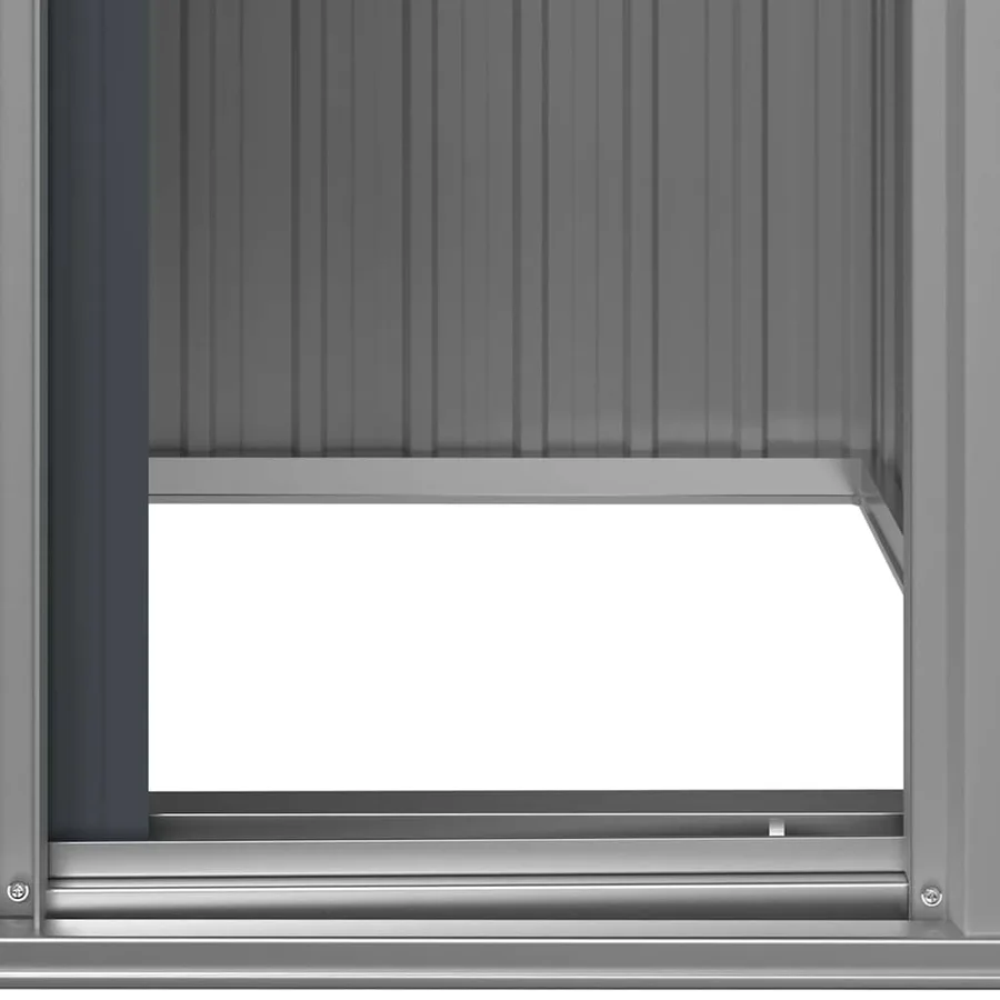 Abri de jardin Anthracite 126x97,5x177 cm Acier galvanisé - 7