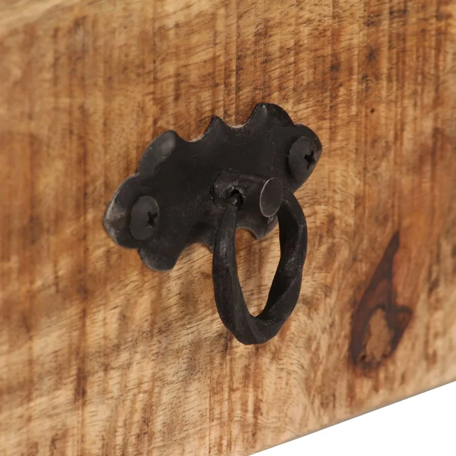 Meuble TV Bois massif de manguier 120 x 30 x 40 cm - 5