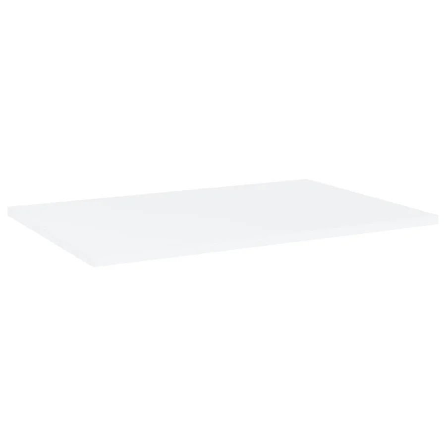 Panneaux de bibliothèque 4 pcs blanc bois d’ingénierie - 2
