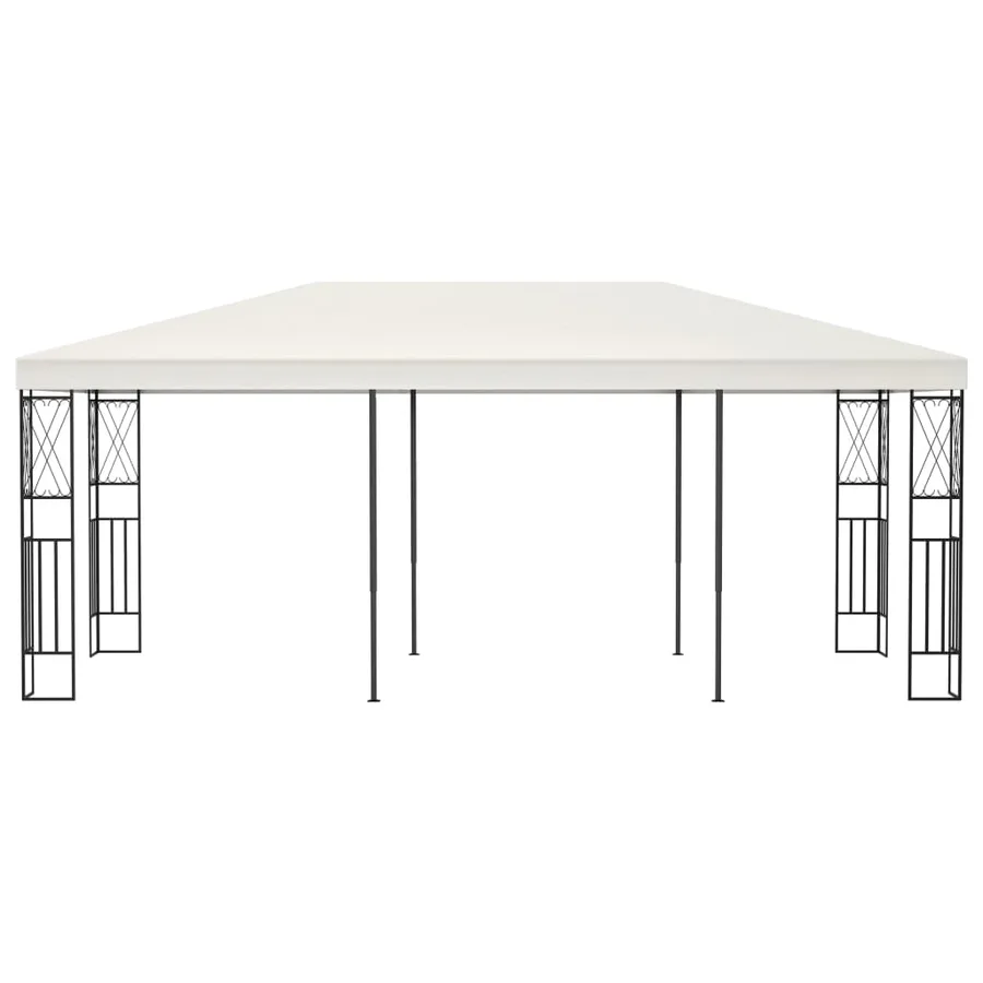 Belvédère 3x6 m Crème Tissu - 2