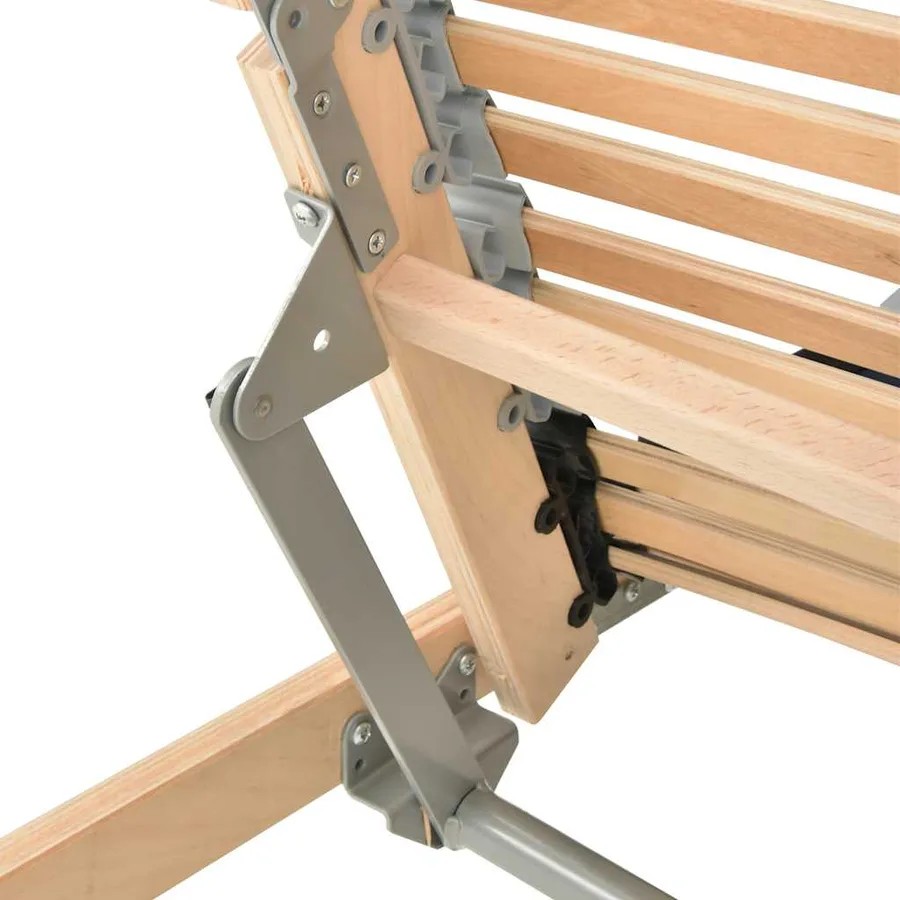 Sommier à lattes électrique sans matelas avec 7 zones 90x200 cm - 8