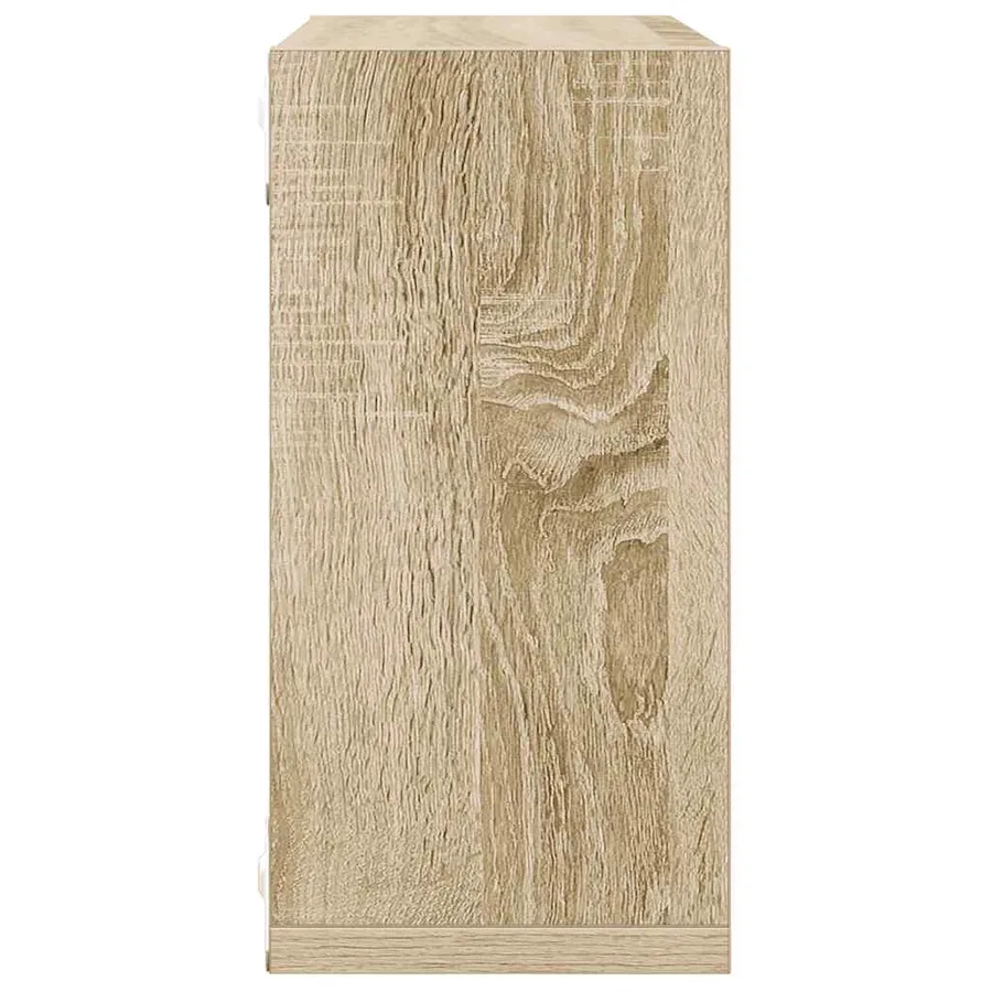 Étagères cube murales 6 pcs Chêne sonoma 30x15x30 cm - 7