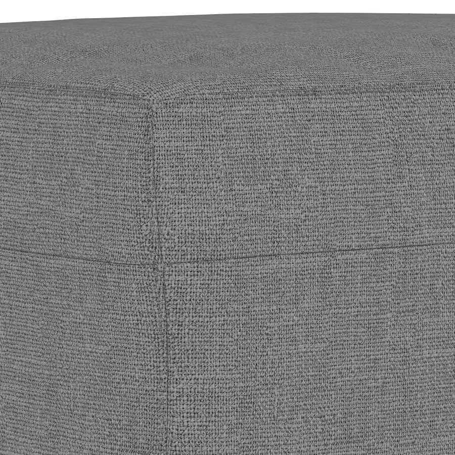 Banc Gris foncé 70x35x41 cm Tissu - 5