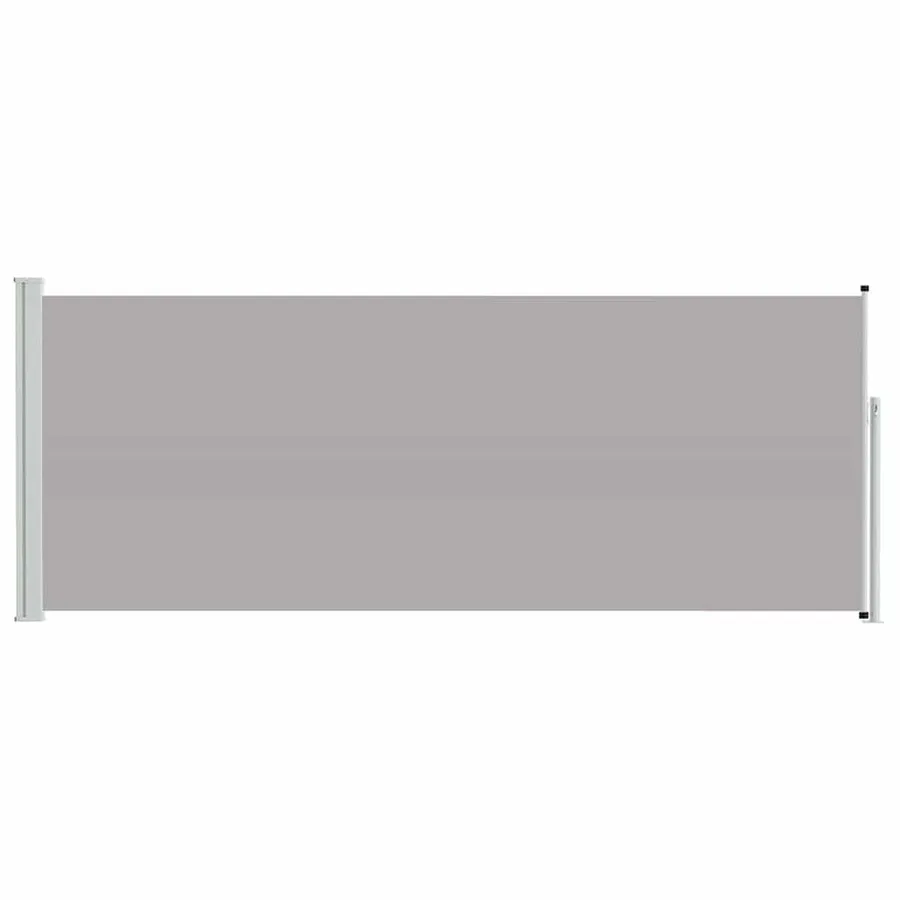 Auvent latéral rétractable 120 x 300 cm Gris - 4