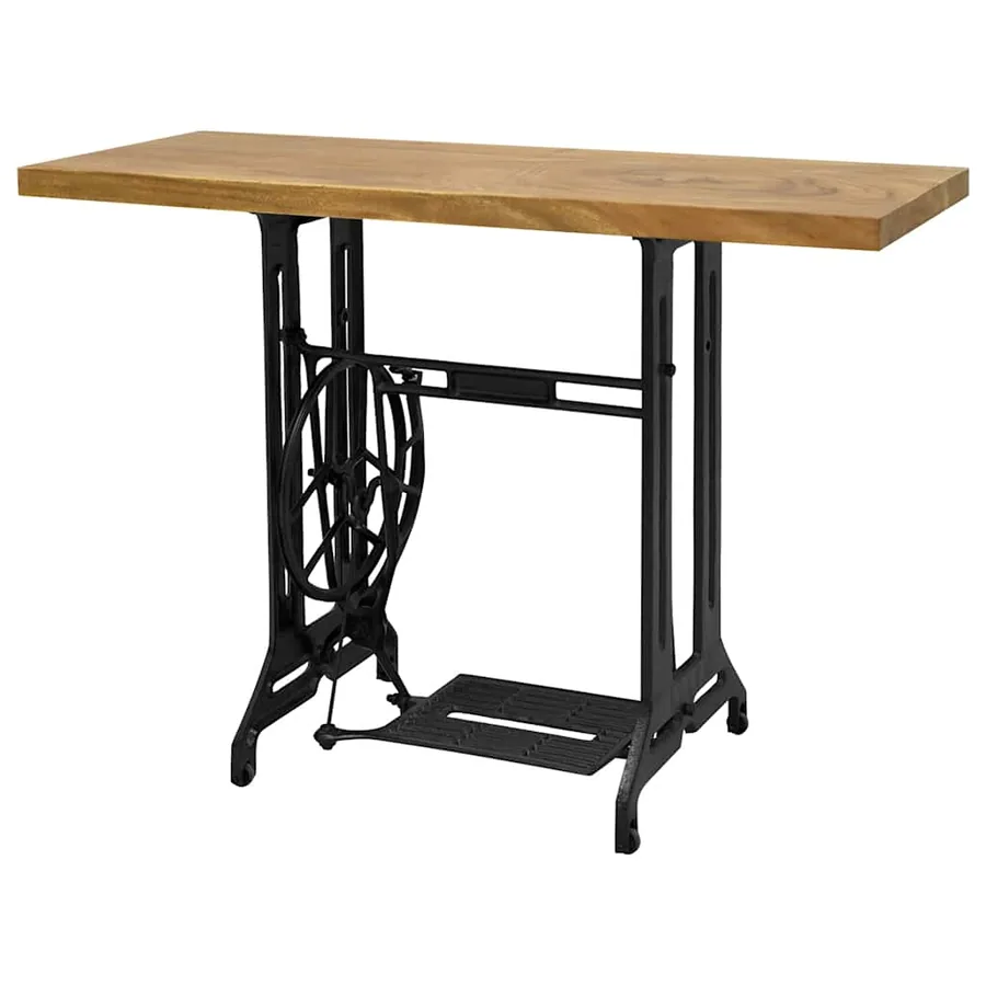 Table console avec machine à coudre 110x40x75 cm