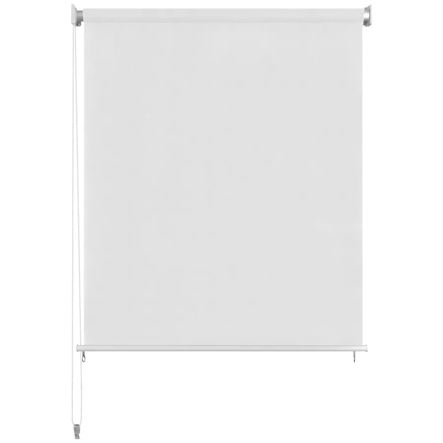 Store roulant d'extérieur 105 (l) x 230 (H) cm blanc - 2