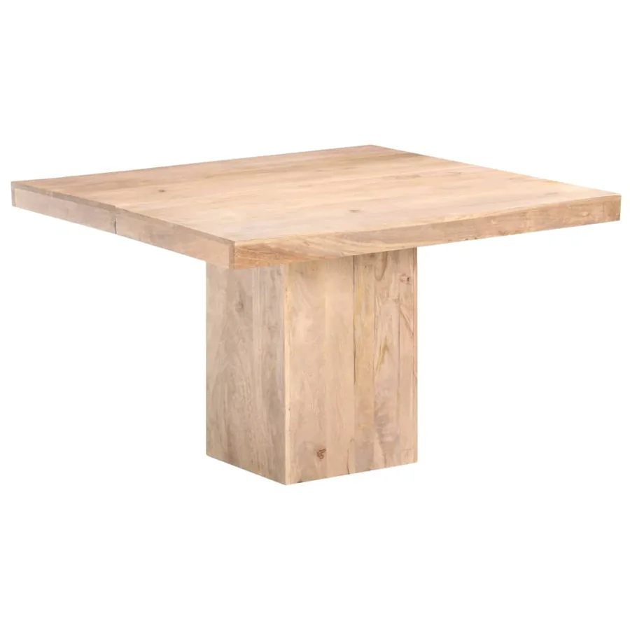 Table de salle à manger 120x120x77 cm Bois de manguier massif - 8