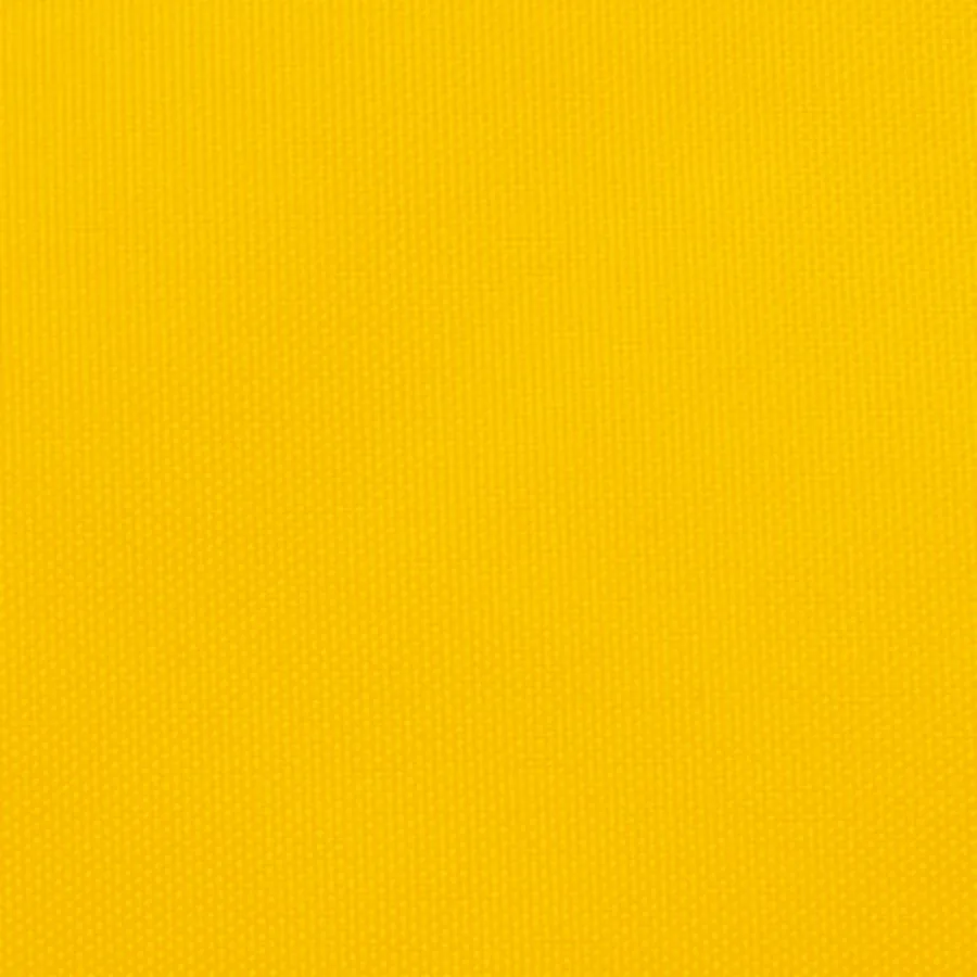 Voile de parasol tissu oxford triangulaire 4x5x5 m jaune - 9