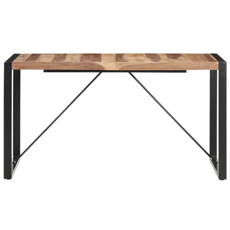 Table à manger 140x70x75 cm bois massif - 2