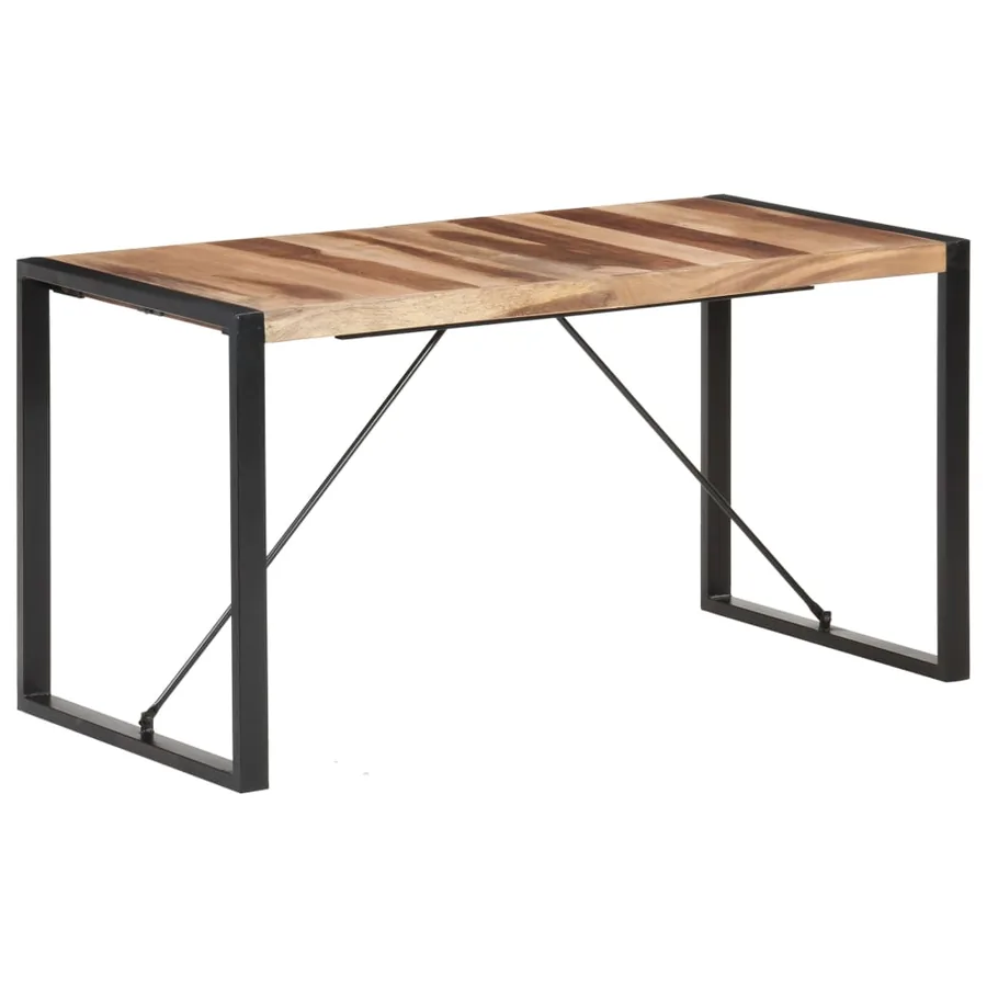 Table à manger 140x70x75 cm bois massif - 7