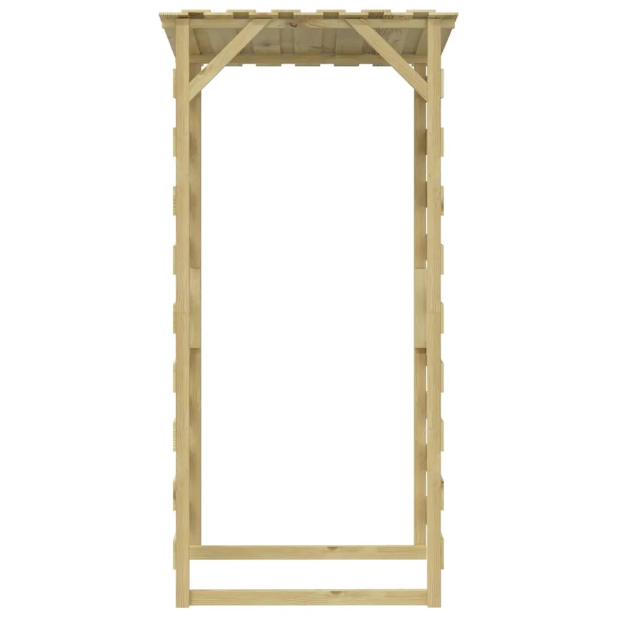 Pergolas avec toits 2 pcs 100x90x200 cm Bois de pin imprégné - 6