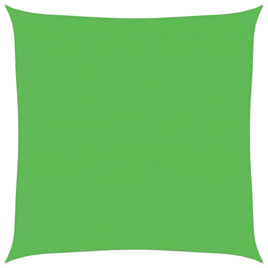 Voile d'ombrage 160 g/m² Vert clair 5x5 m PEHD - 2