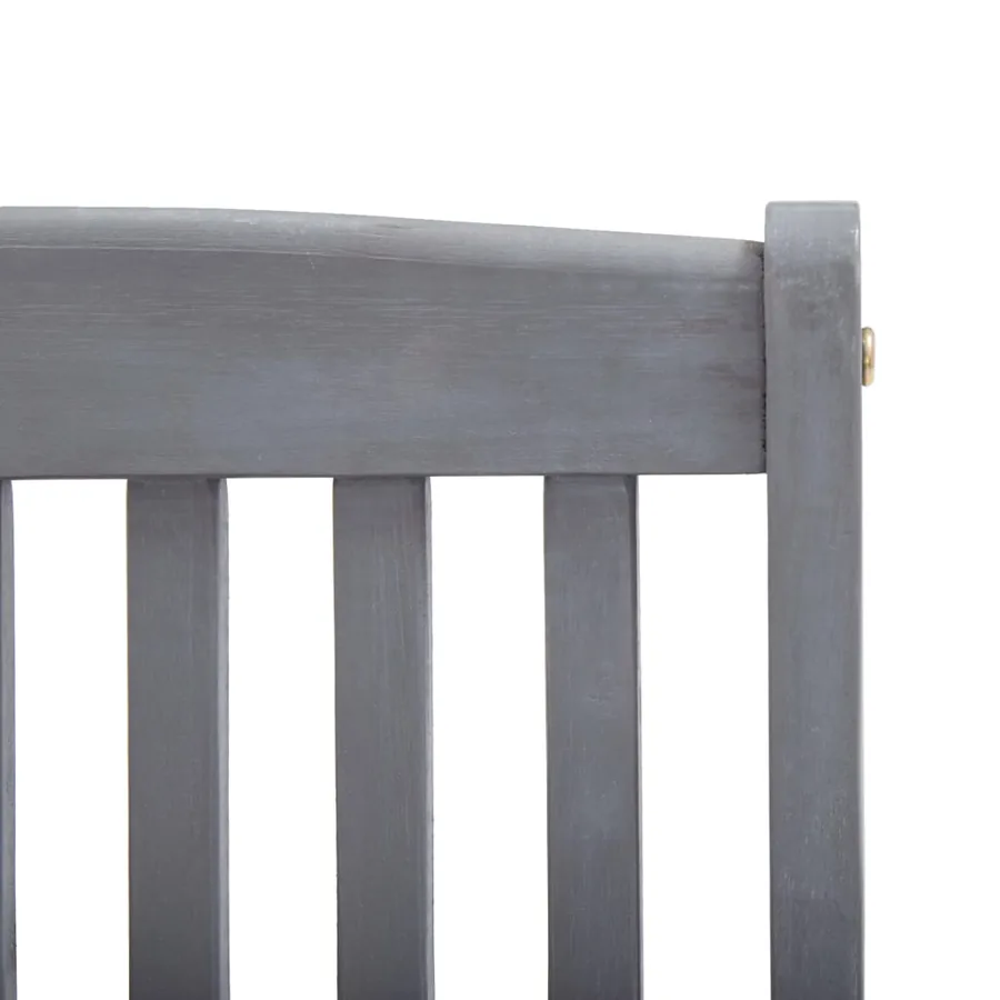 Chaises pliables d'extérieur lot de 2 et coussins Bois d'acacia - 6