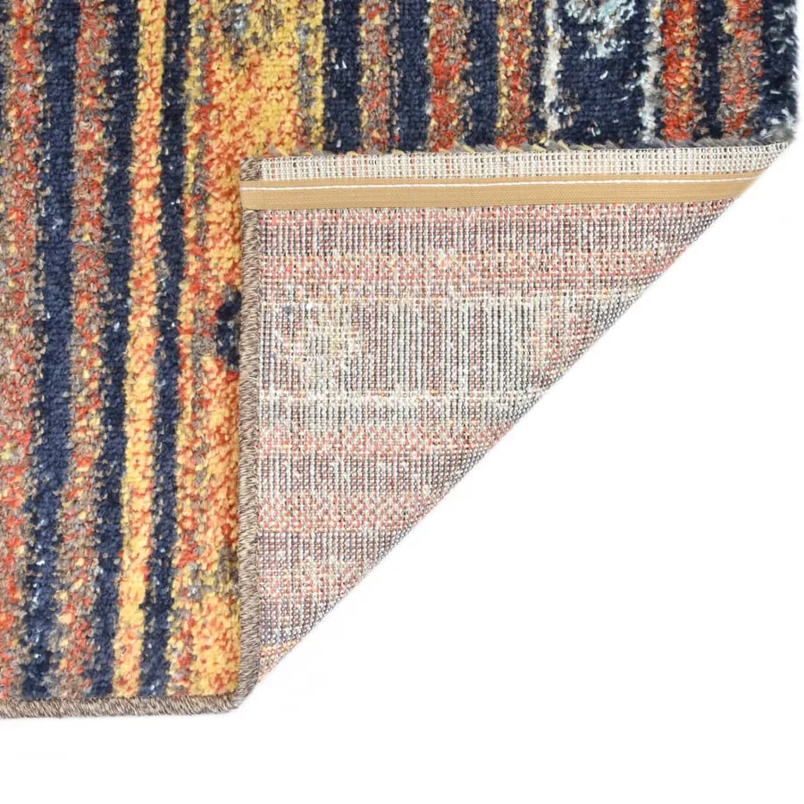 Tapis Bleu et orange 160x230 cm PP - 3