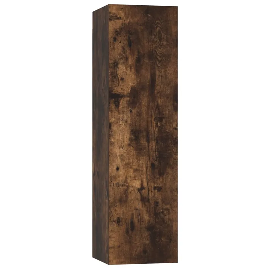 Ensemble de meubles TV 4 pcs Chêne fumé Bois d'ingénierie - 9