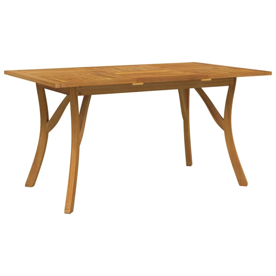 Table de jardin 150x90x75 cm Bois d'acacia solide - 2