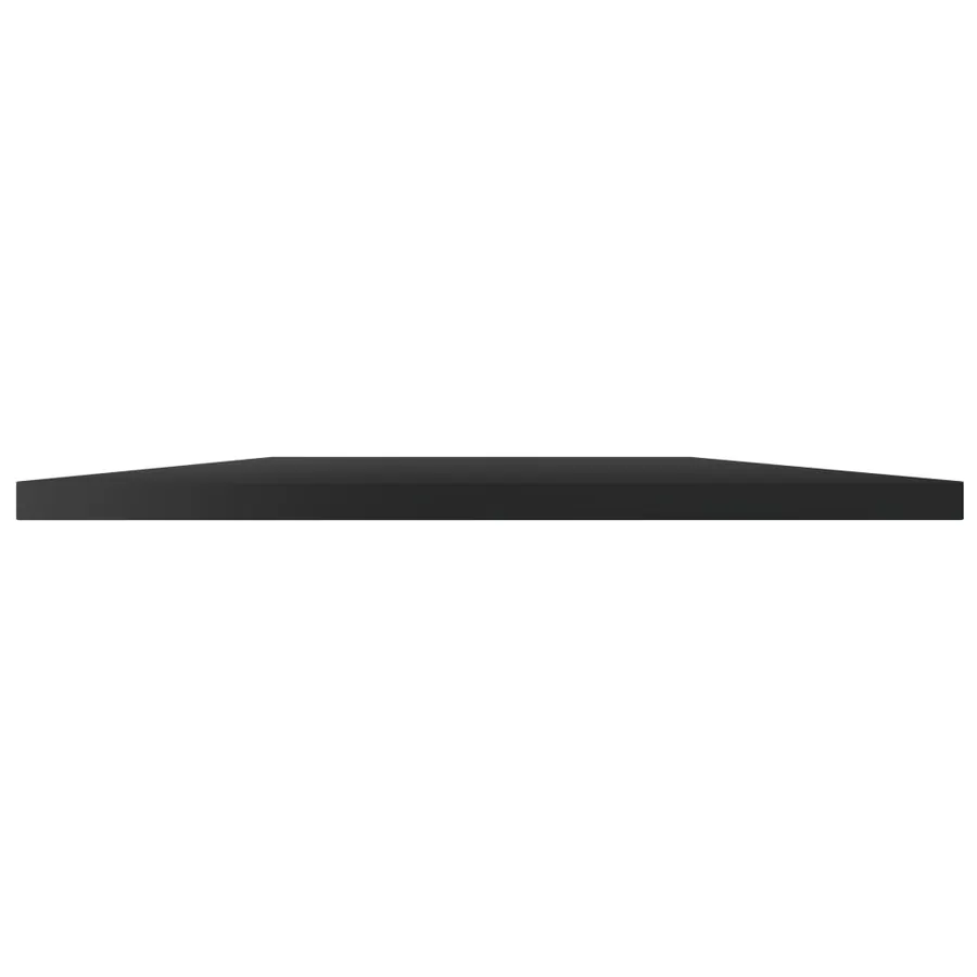 Panneaux bibliothèque 4pcs Noir brillant 100x50x1,5cm Aggloméré - 3