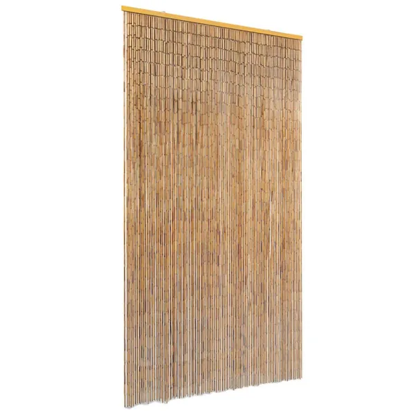 Rideau de porte contre insectes Bambou 100 x 220 cm