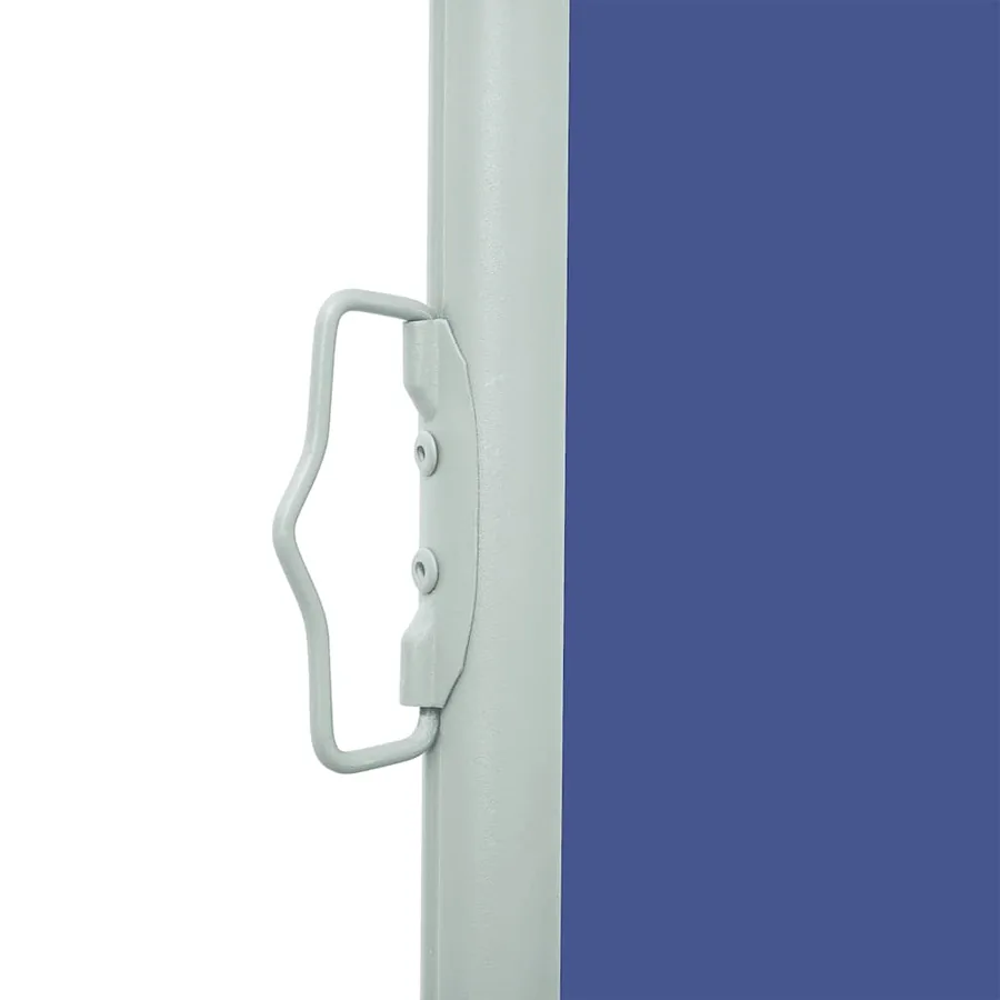 Auvent latéral rétractable de patio 120x500 cm Bleu - 9