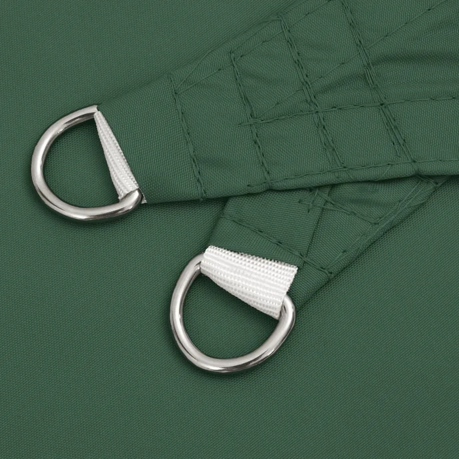 Voile de parasol tissu oxford rectangulaire 4x5 m vert foncé - 8