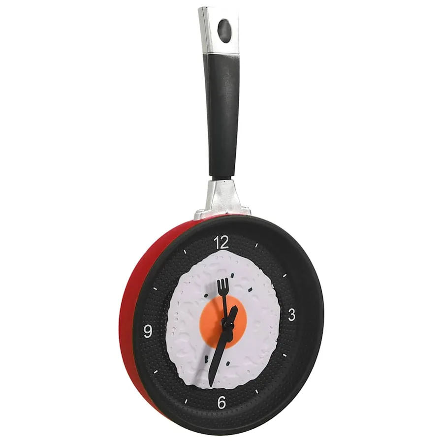 Horloge murale design poêle 18,8 cm - 3