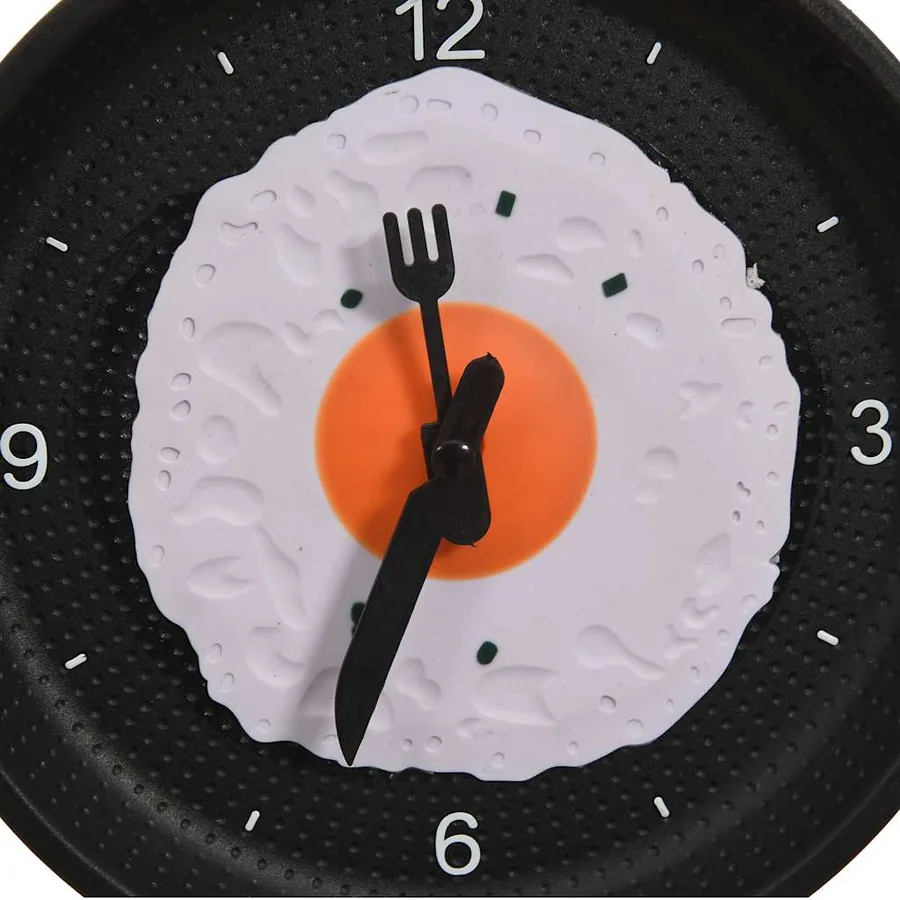 Horloge murale design poêle 18,8 cm - 5