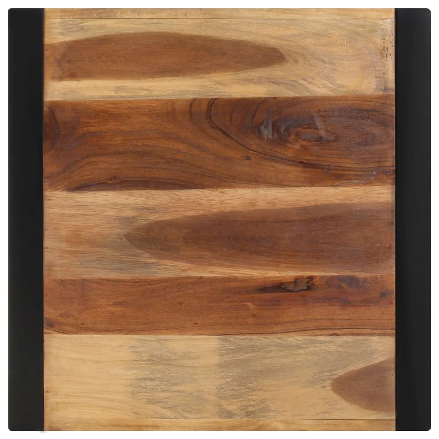 Table à manger 60x60x75 cm Bois d'acacia massif - 4