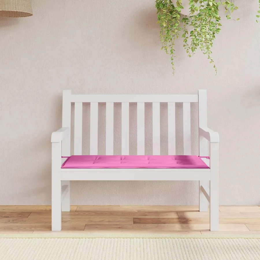 Tapis de Chaise Tissu Oxford Rose 120 x 50 x 3 cm