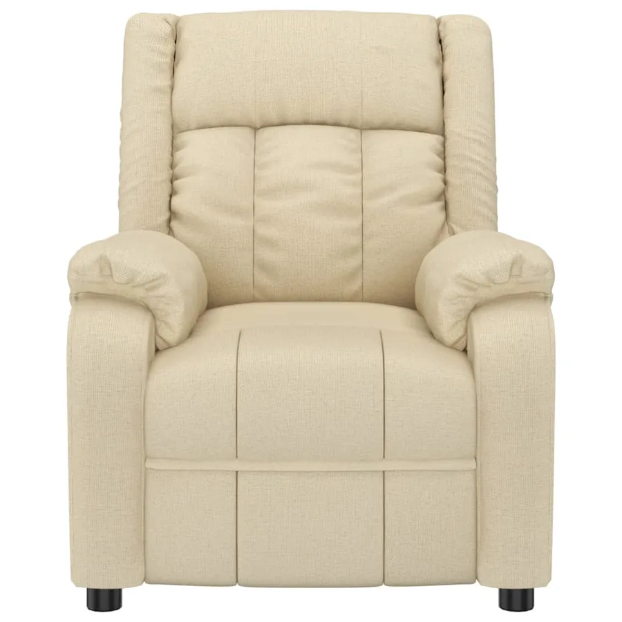 Fauteuil de massage Crème Tissu - 3